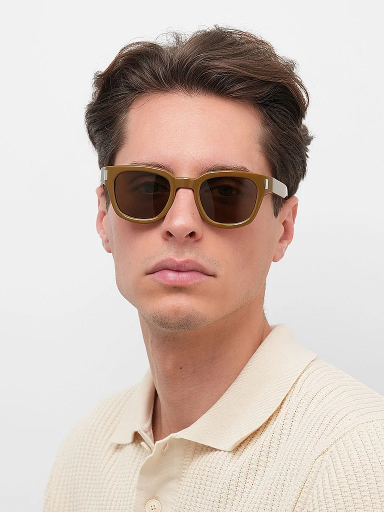 SAINT LAURENT Sonnenbrille SL838 hellbraun herren 2
